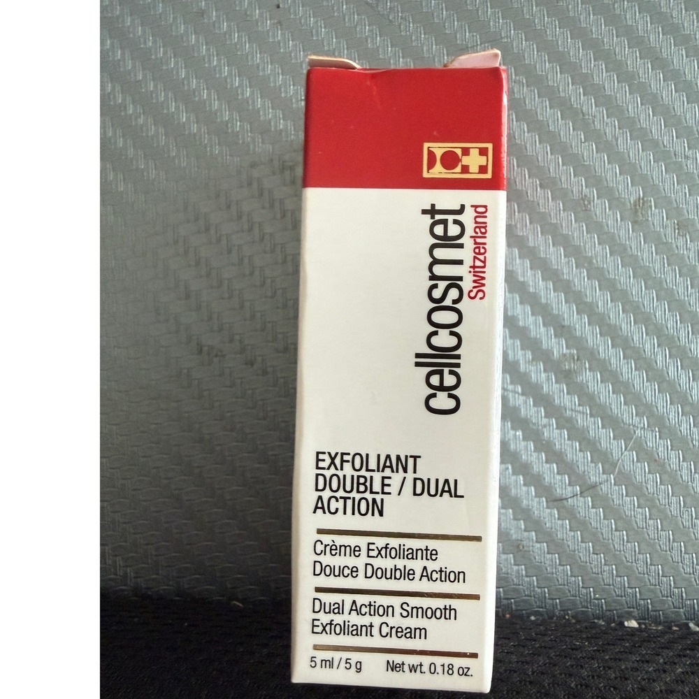 Cellcosmet Switzerland Dual Action Smooth Exfoliant Cream 5ml Travel‎ Size New